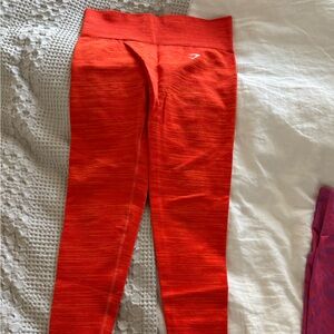 Gymshark Vibrant Orange Leggings